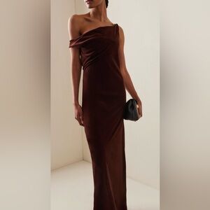 SIR. Ezra Draped Crepe Gown